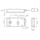 Union 1448 Rim Sashlock - Black Japanned