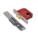 Union StrongBOLT 21EUS Euro Deadlock - 68mm (2.5") Case - 45mm Backset - Stainless Steel