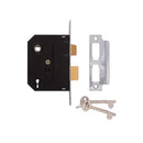 Union 2295 2 Lever Sashlock - 63mm (2.5") Case - 44mm Backset - Chrome