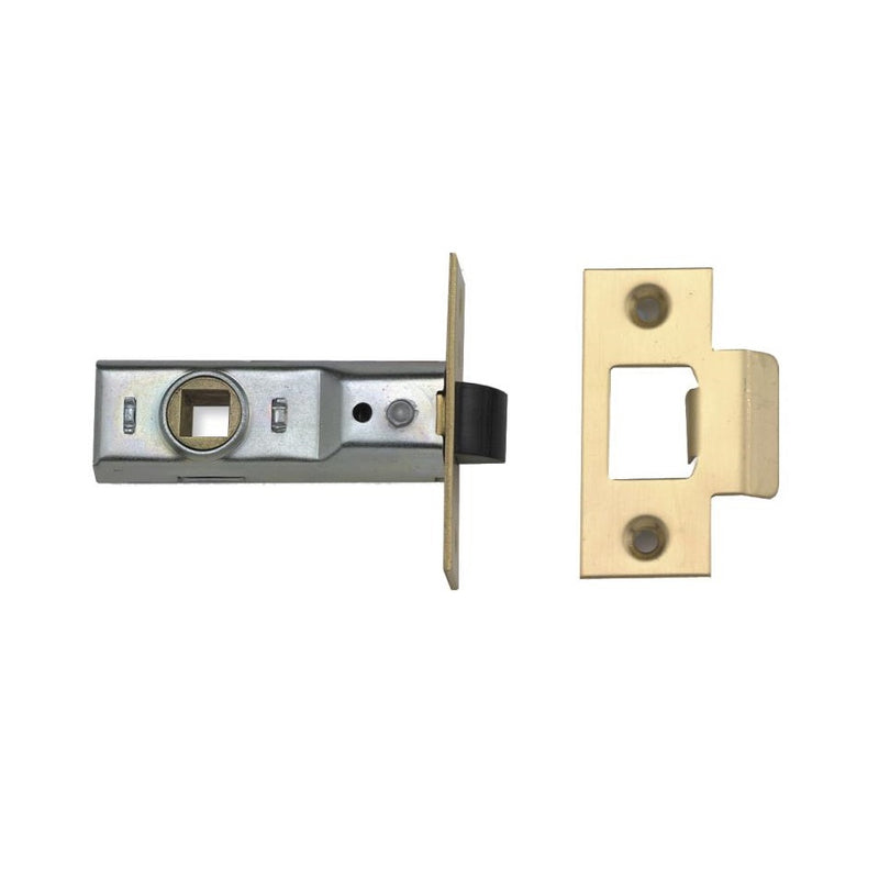 Union 2648 Tubular Latch - 80mm (3") Case - 57mm Backset - Brass