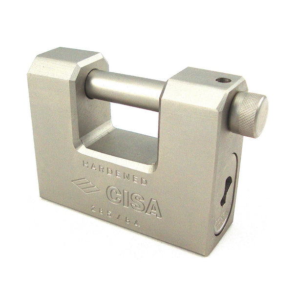 Cisa 28550/84 Hardened Steel 84mm Container Block Lock