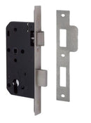 Union 2C21 DIN Style Euro Sashlock with Square Forend - 83mm Case - 55mm Backset - SSS