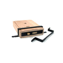 From The Anvil Oak Box Lock and Octagonal Knob Set - Black