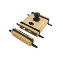 From The Anvil Oak Box Lock and Octagonal Knob Set - Black