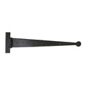 From The Anvil 'T' Shape Hinges (pair) - 22" - Black