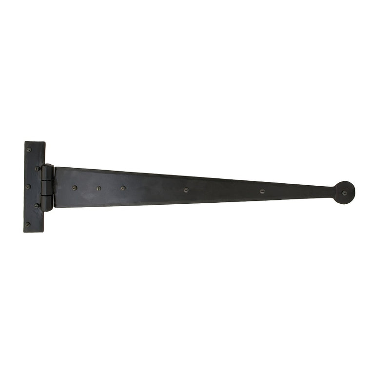 From The Anvil 'T' Shape Hinges (pair) - 22" - Black