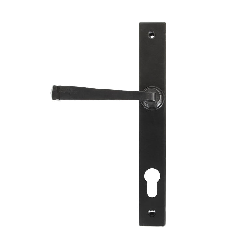 From The Anvil Avon 92pz Slimline Euro Handles for Multi-Point Locks - Black