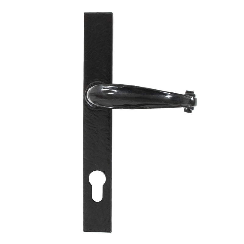 From The Anvil Cottage Slimline Sprung 92pz Euro Handles For Multi-Point Locks - Black