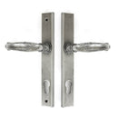 From The Anvil Cottage Slimline Sprung 92pz Euro Handles For Multi-Point Locks - Pewter
