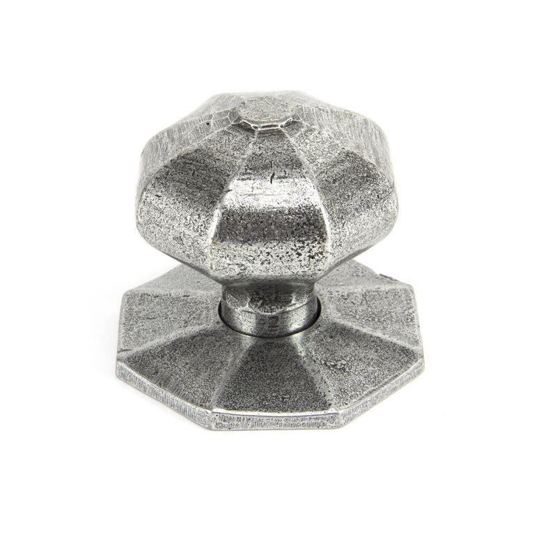 From The Anvil Large Octagonal Knob Set - Pewter