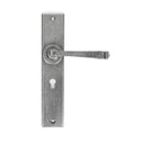 From The Anvil Avon Large Lock Handles - Pewter