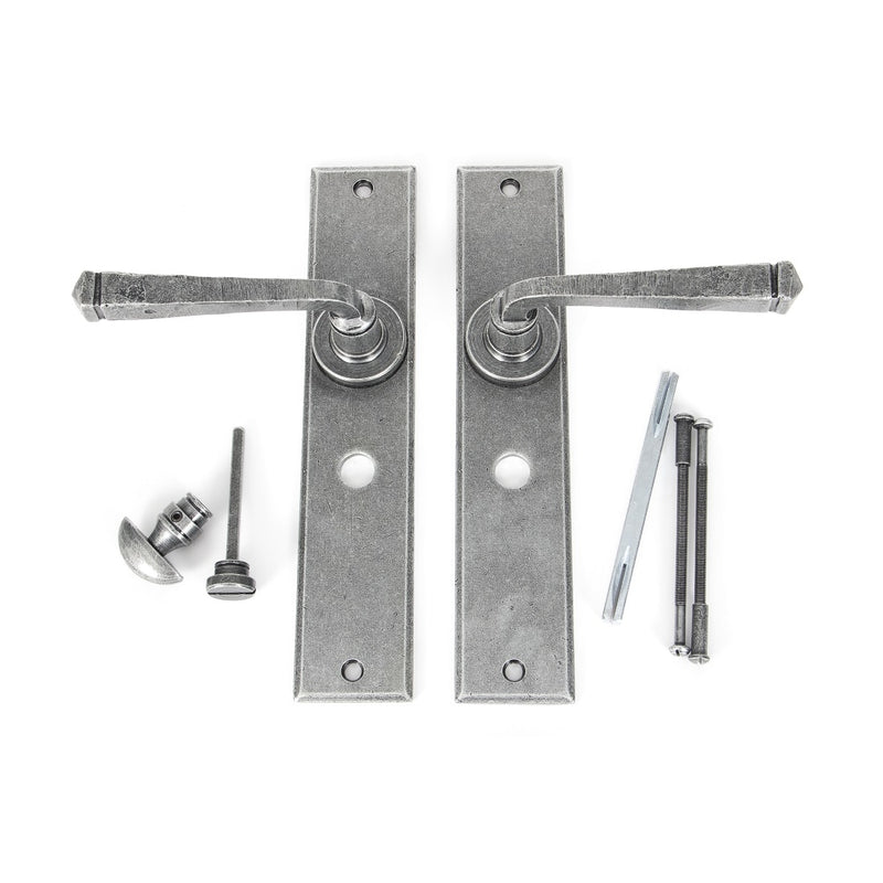 From The Anvil Avon Large Bathroom Handles - Pewter