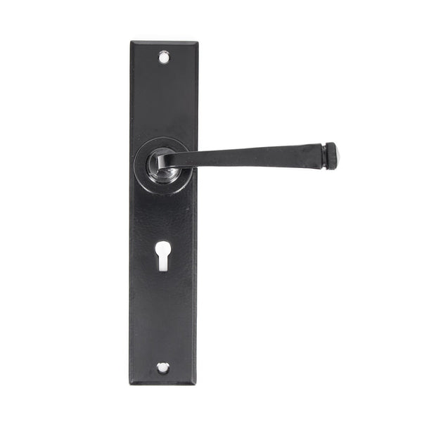 From The Anvil Avon Large Lock Handles - Black