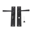 From The Anvil Avon Large Bathroom Handles - Black