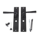 From The Anvil Avon Large Bathroom Handles - Black