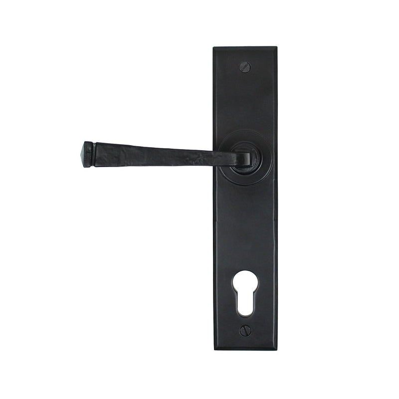 From The Anvil Avon 92pz Euro Handles For Multi-Point Locks - Black