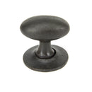 From The Anvil Oval Knob Handles on Round Rose - Beeswax