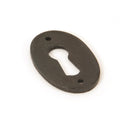 From The Anvil Blacksmith Lever Key Oval Escutcheon - Beeswax