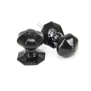 From The Anvil Small Octagonal Knob Set - Black