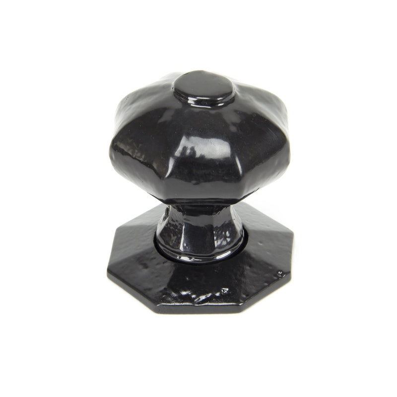 From The Anvil Small Octagonal Knob Set - Black