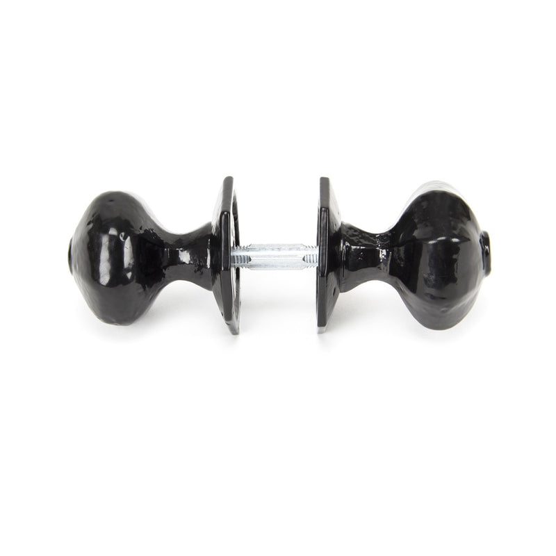From The Anvil Small Octagonal Knob Set - Black