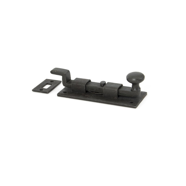 From The Anvil Cranked Knob Door Bolt - 4" - Beeswax