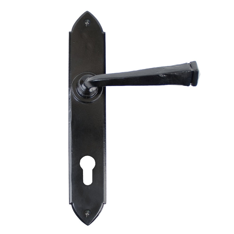 From The Anvil Gothic 92pz Euro Handles For Multi-Point Locks - Black
