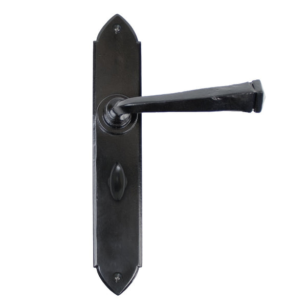 From The Anvil Gothic Bathroom Handles - Black