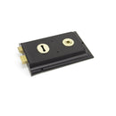 From The Anvil Rim Lock and Cast Iron Cover - Black