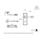 From The Anvil Reeded Bathroom Handles - Polished Chrome