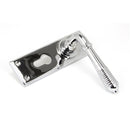 From The Anvil Reeded Euro Handles - Polished Chrome