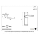 From The Anvil Smooth Latch Handles - Black