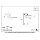 From The Anvil Oak Latch Handles - Black