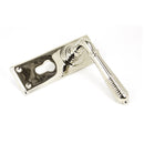 From The Anvil Reeded Euro Handles - Polished Nickel