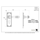 From The Anvil Reeded Euro Handles - Polished Nickel