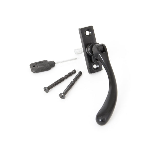 From The Anvil Peardrop Slim Espagnolette Fastener LH - Black