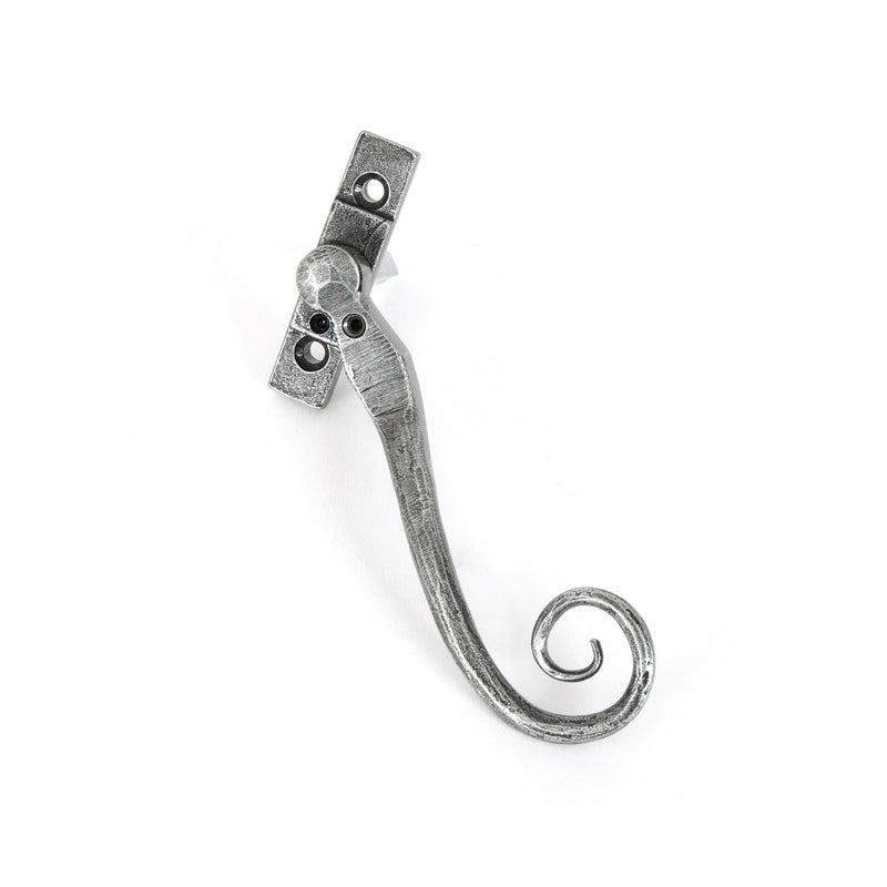 From The Anvil Large Monkeytail Espagnolette RH - Pewter