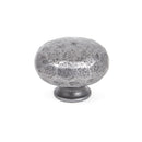 From The Anvil Large Hammered Cupboard Knob - Natural Smooth