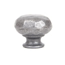 From The Anvil Small Hammered Cupboard Knob - Natural Smooth