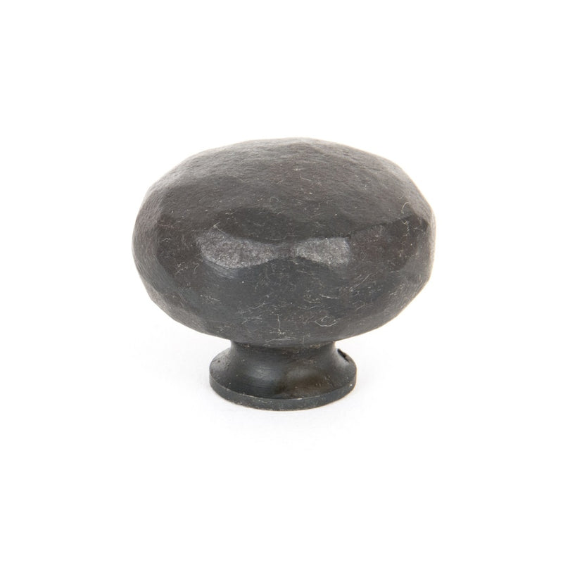 From The Anvil Large Hammered Cupboard Knob - Beeswax