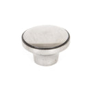 From The Anvil Ribbed Cupboard Knob - Natural Smooth