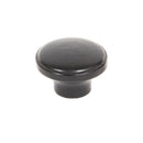 From The Anvil Ribbed Cupboard Knob - Black