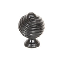 From The Anvil Twist Cabinet Knob - Black