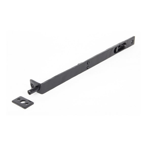 From The Anvil Flush/Slide Door Bolt - 12" - Black