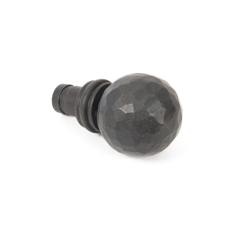 From The Anvil Beaten Ball Curtain Finial - Beeswax