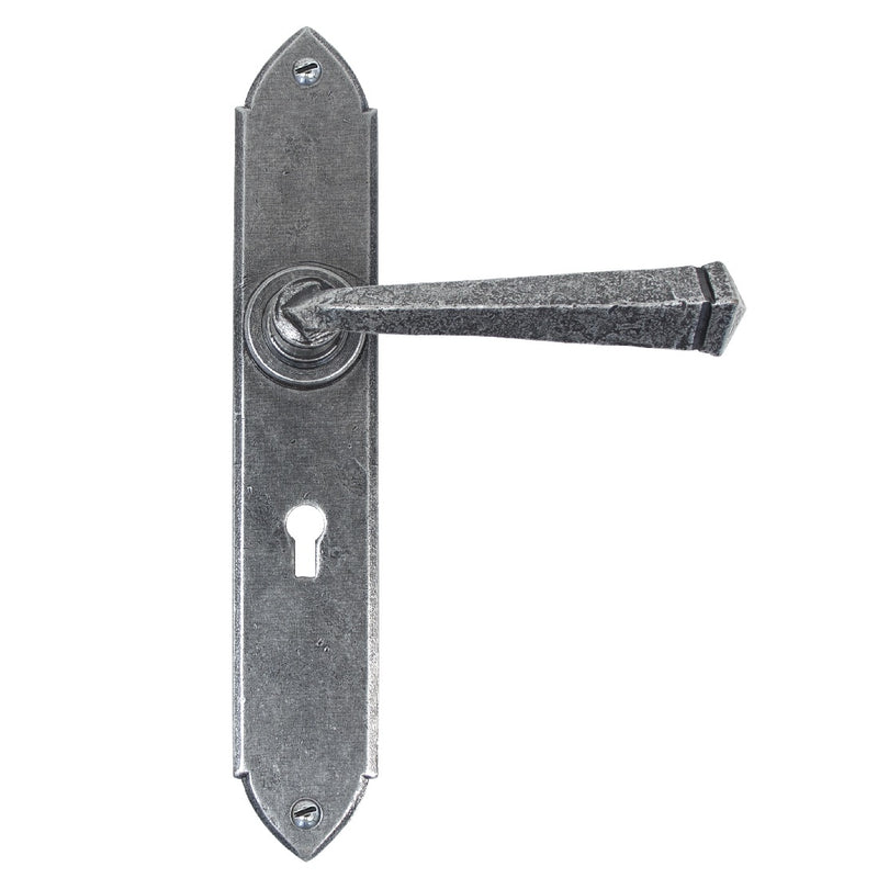 From The Anvil Gothic Lock Handles - Pewter