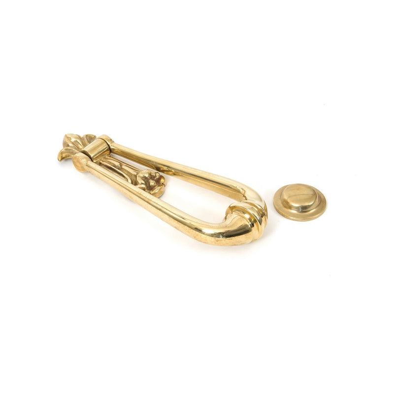 From The Anvil Loop Door Knocker - Polished Brass
