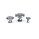 From The Anvil Large Beaten Cupboard Knob - Pewter
