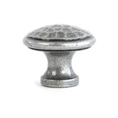From The Anvil Medium Beaten Cupboard Knob - Pewter