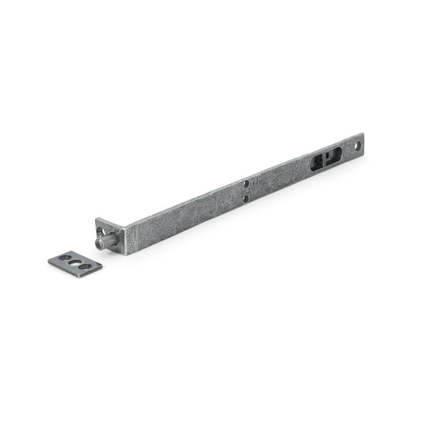 From The Anvil Flush/Slide Door Bolt - 12" - Pewter